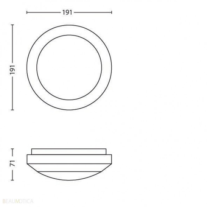 Philips MyGarden Halo Stainless steel IP44 3W LED