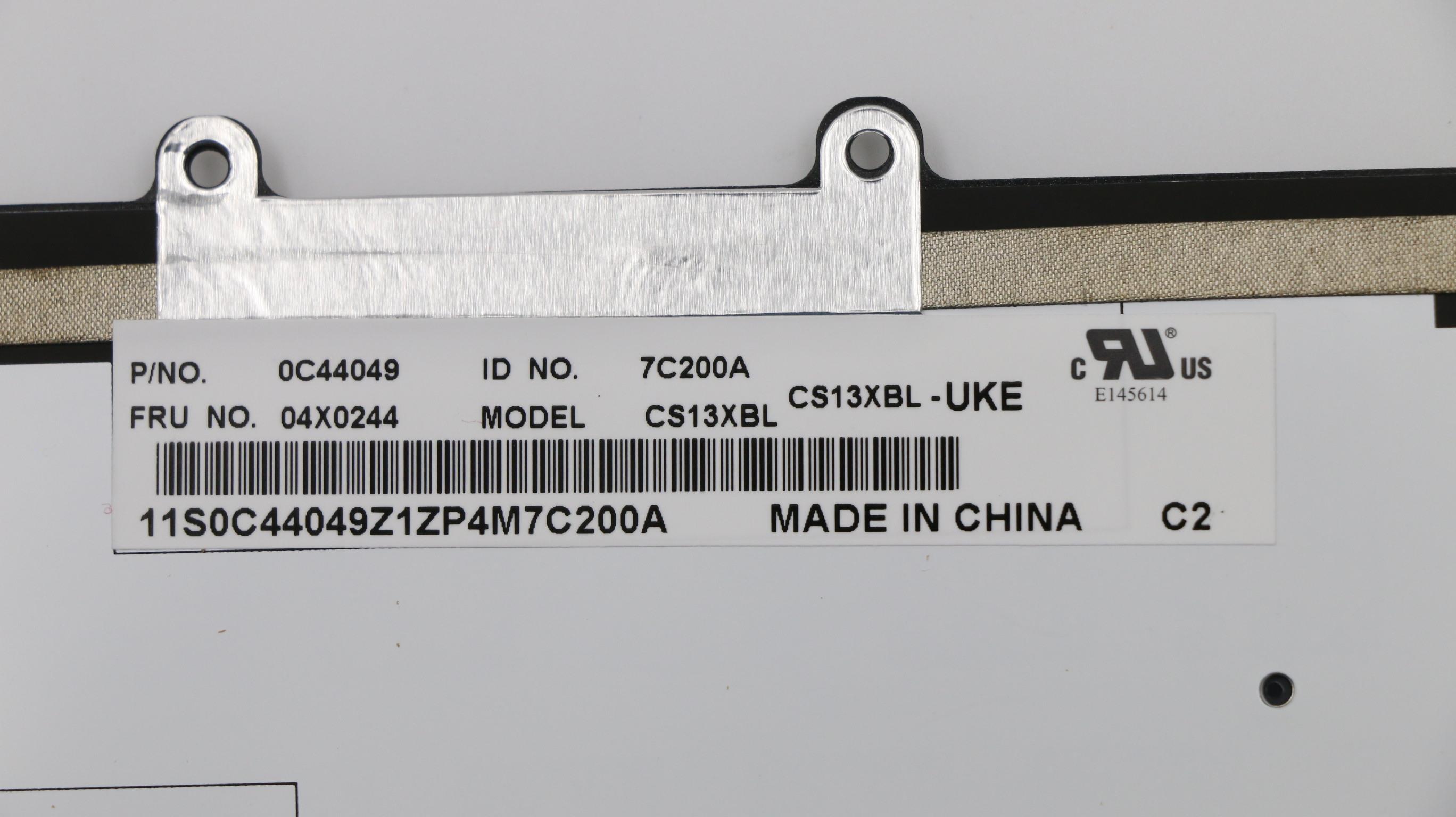 Lenovo ThinkPad 04X0206 04X0244 Black UK Backlit Keyboard CS13XBL-84GB