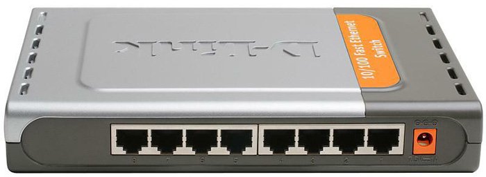 D-Link DGS-1008D 8-ports 100/1000Mbps Gigabit Network Switch Used B