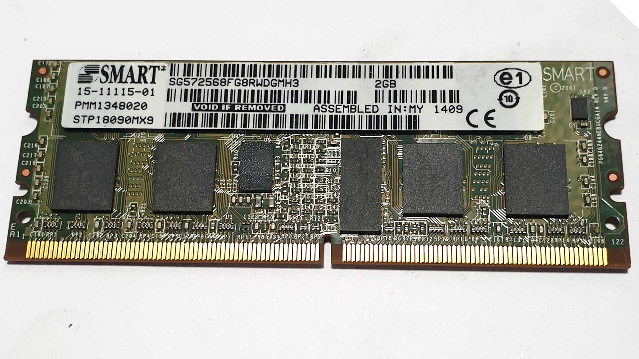 Smart Modular STP18090MX9 Used A 2GB Memory ECC Unbuffered DIMM Memory