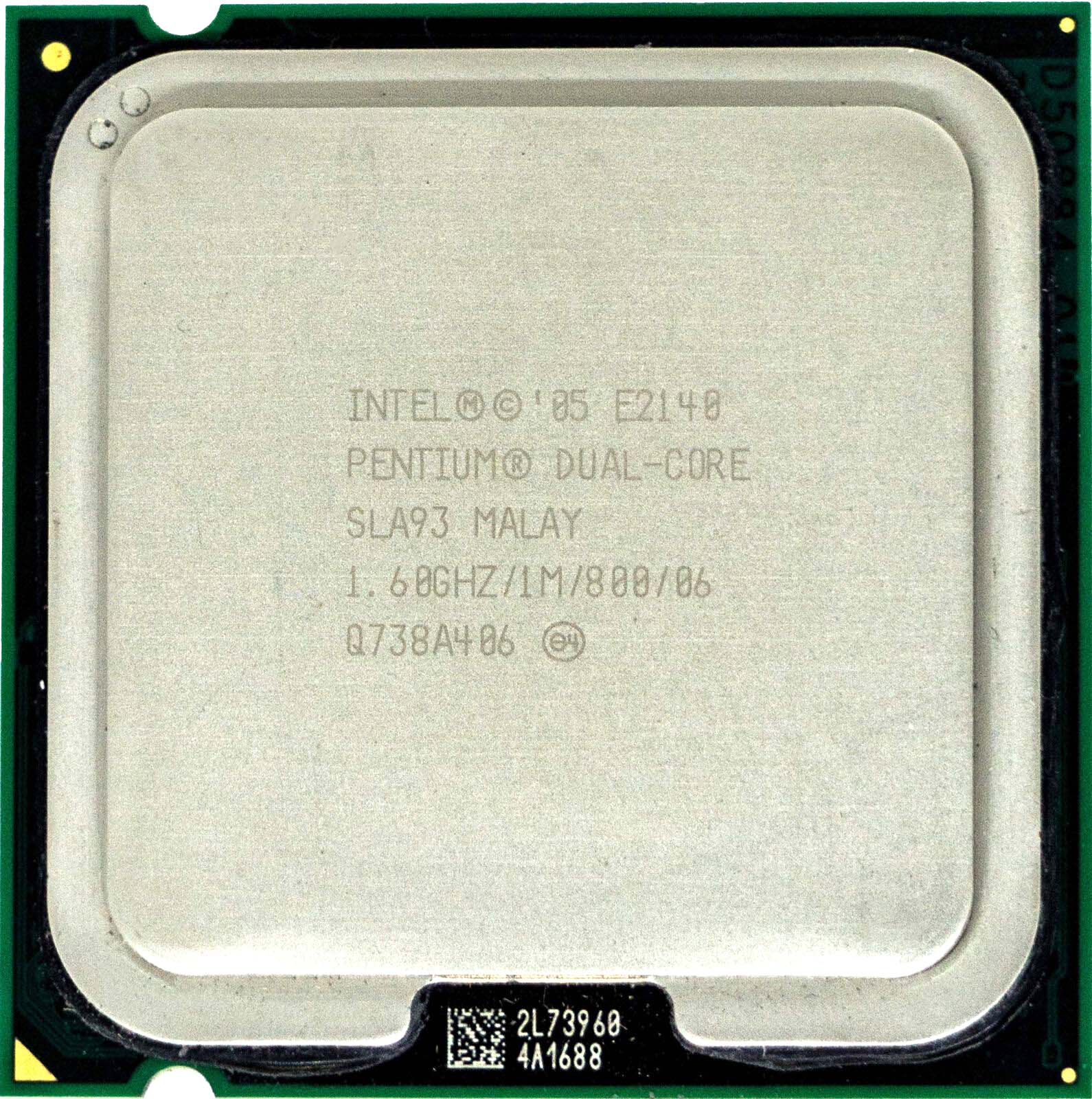 Intel Pentium E2140 Dual-Core 1.60GHz  LGA775 CPU SLA93 Used A