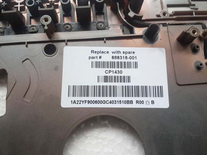 HP ProBook 6560b series UPPER CASE PALMREST 686316-001 Used A