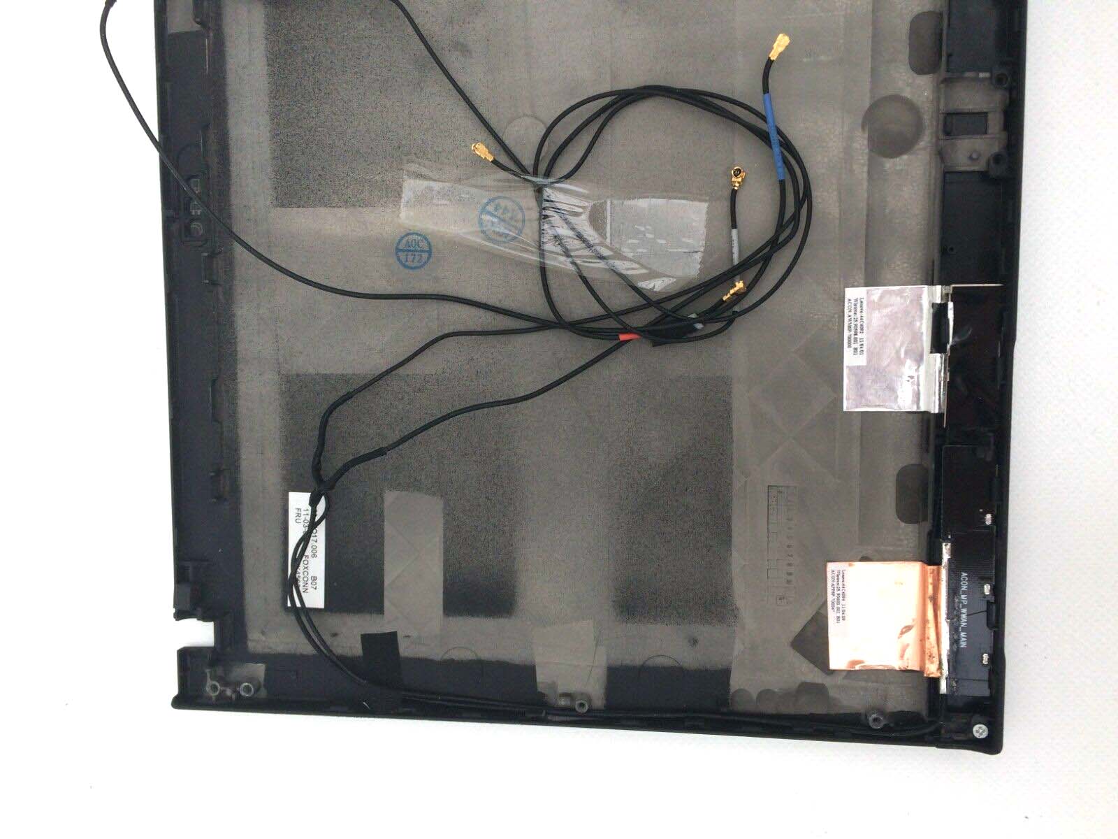 Lenovo ThinkPad X201 LCD BACK LID 75Y4590 60.47Q17.006. Rear Screen 12.1" WITH WEBCAM, HINGES,LCD FLEX USED A