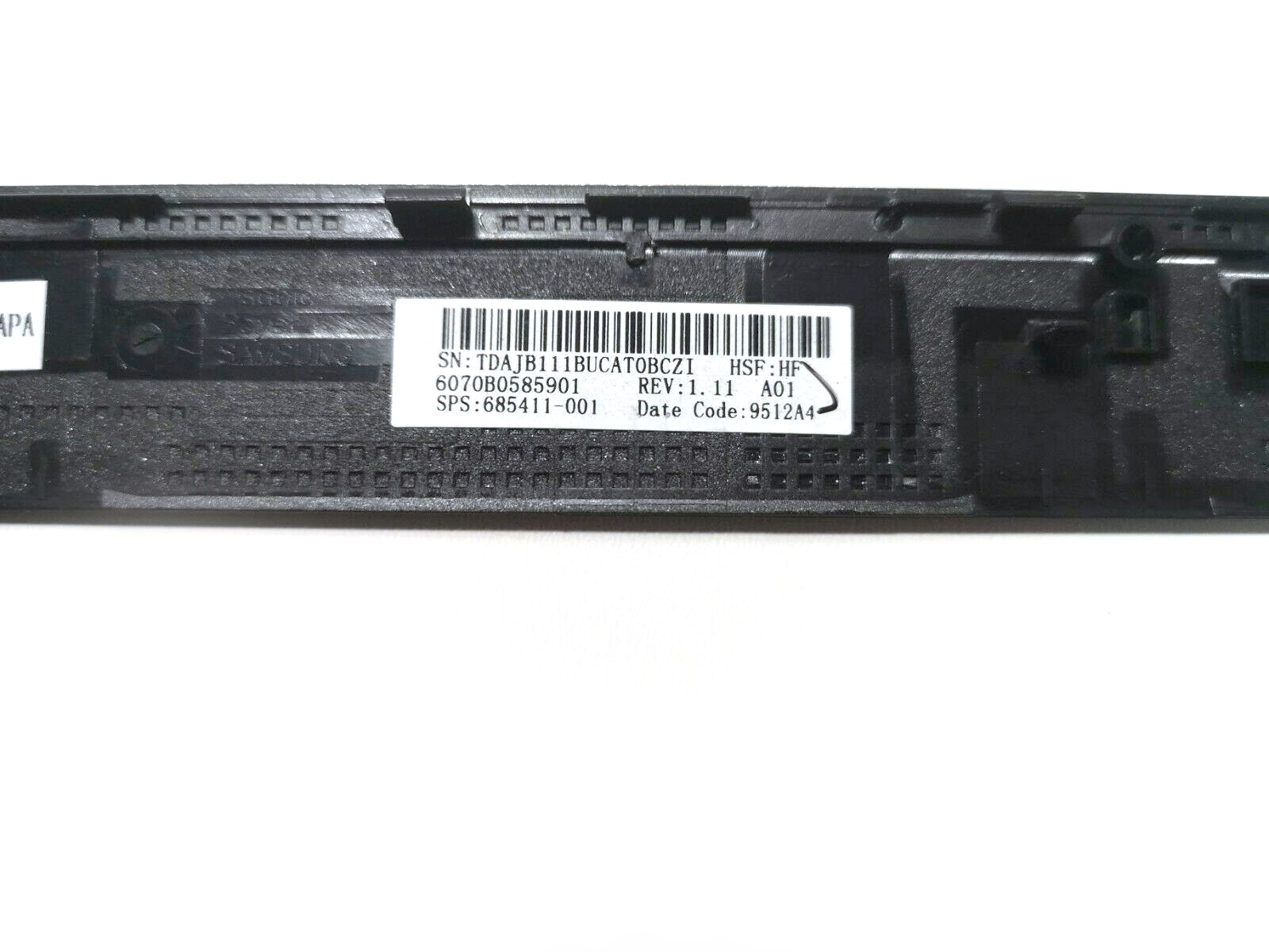 HP EliteBook 2570P LCD Bisel Bezel 6070B0585901 685411-001 Used A