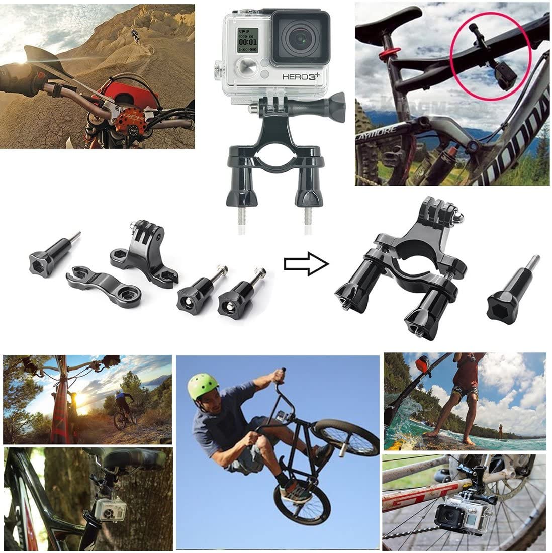 BPS 10 in 1 Accessories Kit for GoPro