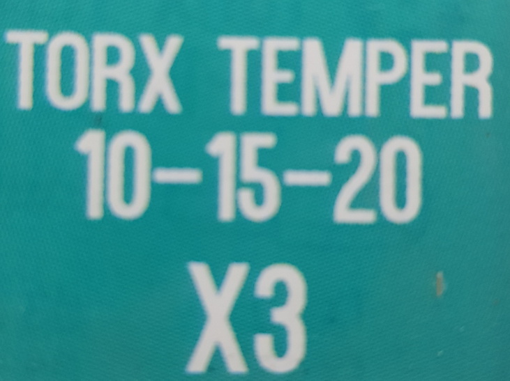 Guex Bits Torx Temper 10 15 20 