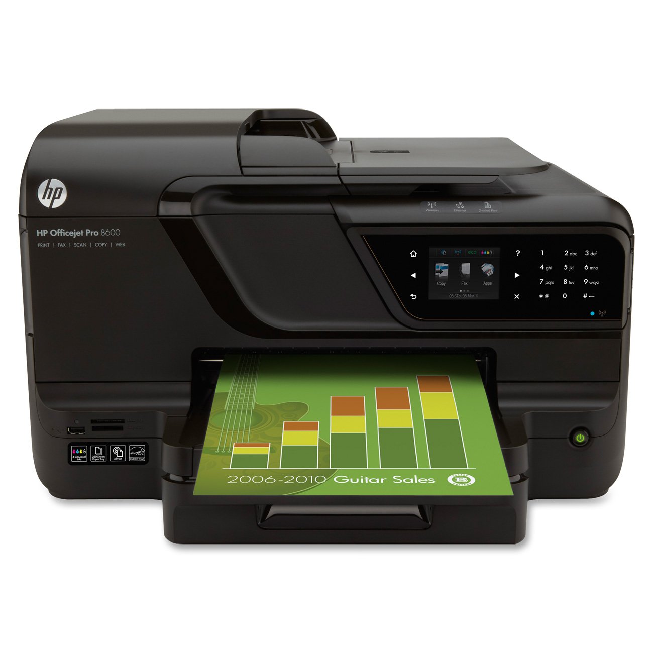 Hp OfficeJet Pro 8600 Ethernet Usb A4 Multifunction Color Used A