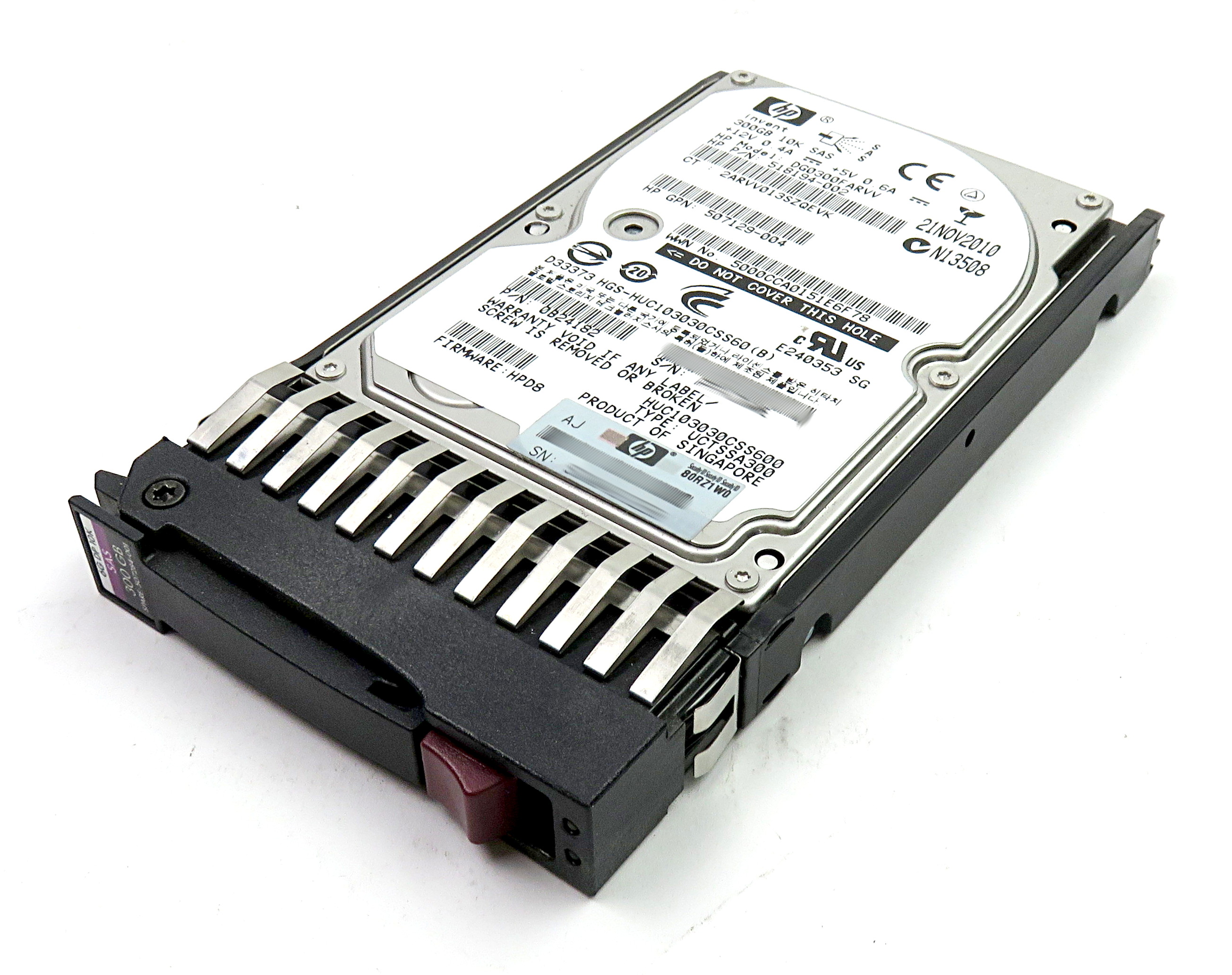 Hp DG0300FARVV Hard Disk Used A SAS Series Tray SAS 300Gb SAS 2.5"