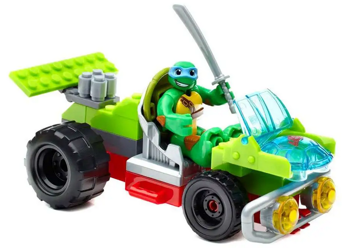 Mega Bloks – Teenage Mutant Ninja Turtles, Leo with Car 32pcs