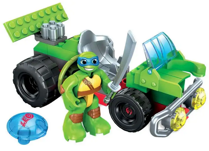 Mega Bloks – Teenage Mutant Ninja Turtles, Leo with Car 32pcs