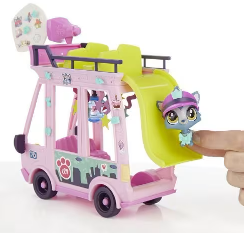 Hasbro Littlest Pet Shop LPS Shuttle Mini Bus B3806