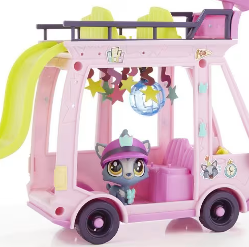 Hasbro Littlest Pet Shop LPS Shuttle Mini Bus B3806