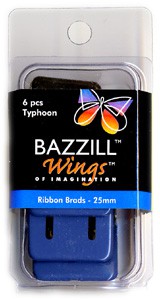Bazzill Ribon Brads 25Mm