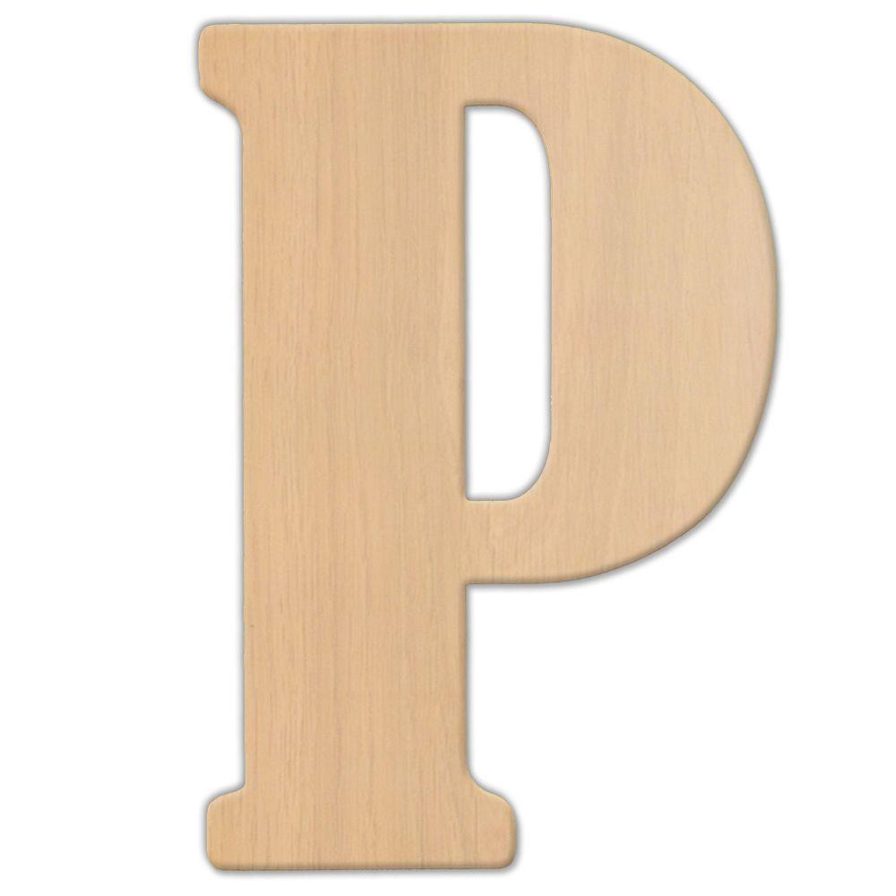 Wooden Mdf Decorative Embelishment Letter P