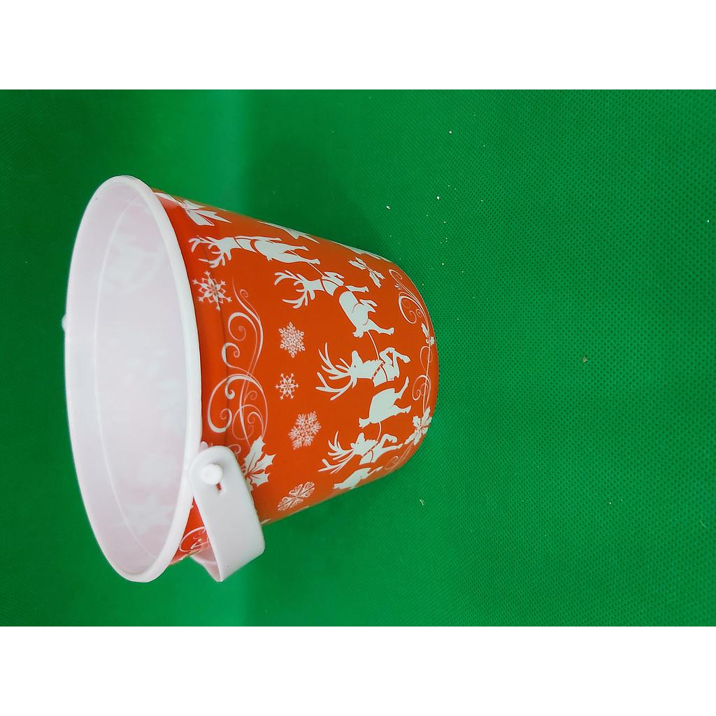 Snow White Medium Silhouette Storage Bucket 