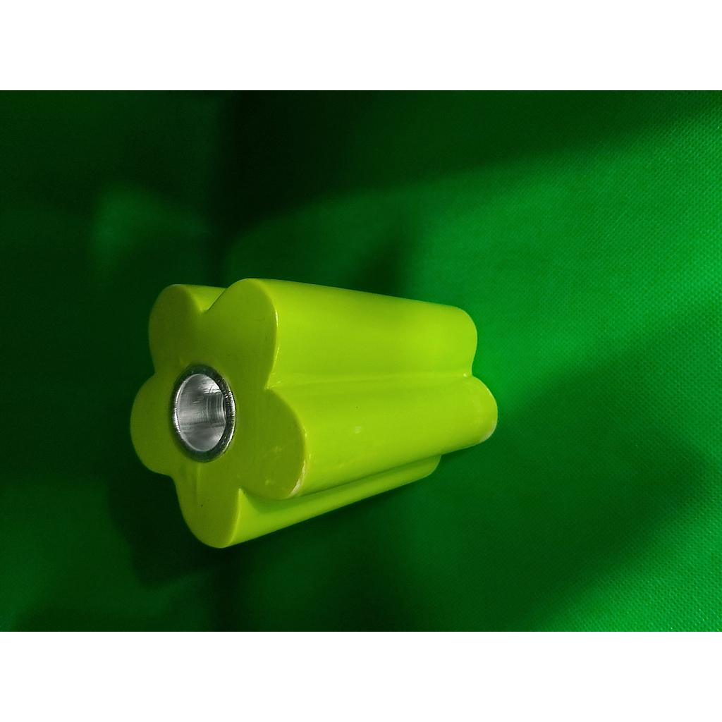 Ceramic Tall Candle Holder Green