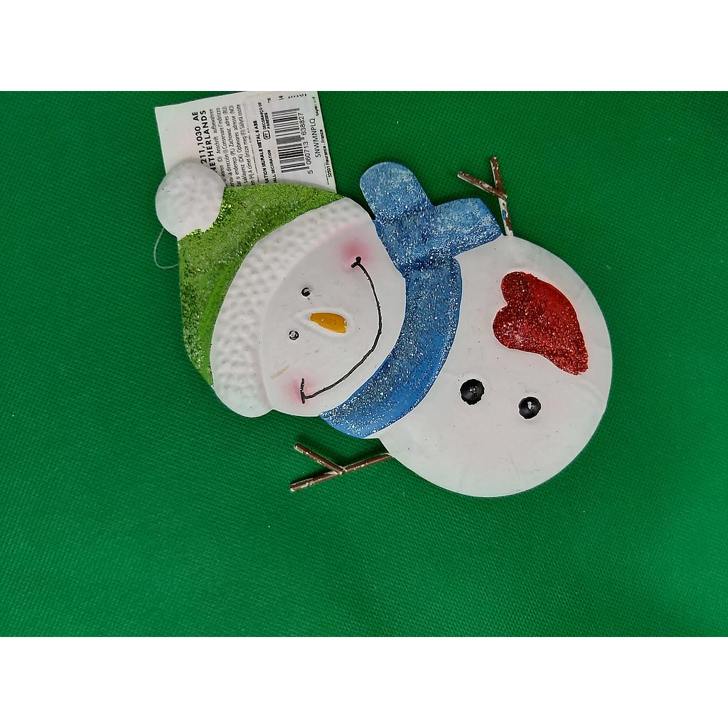 Metal Snowman Christmas Deco
