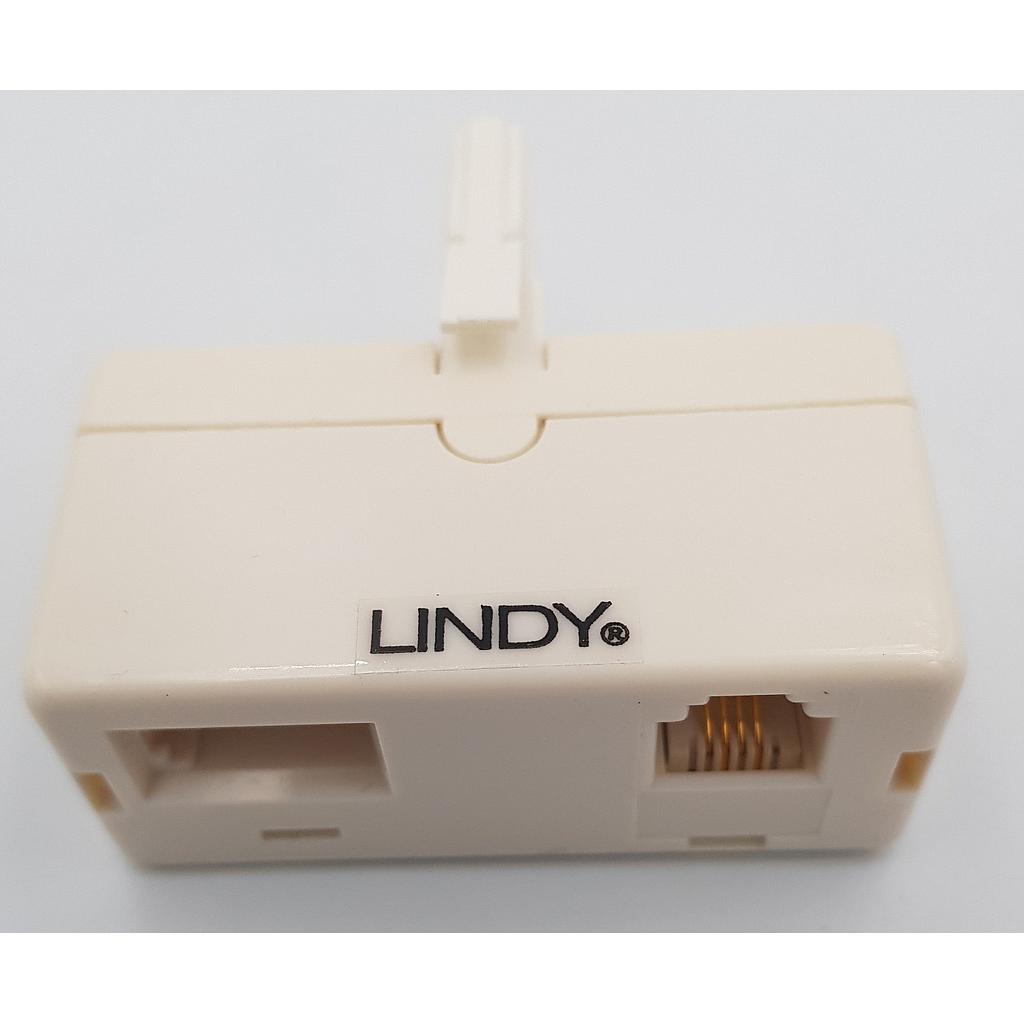 Lindy Telephone Fax Modem 75020 New RJ11 Double Adaptor