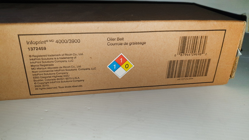 Ibm Ricoh Infoprint 4000 Oiler Belt New