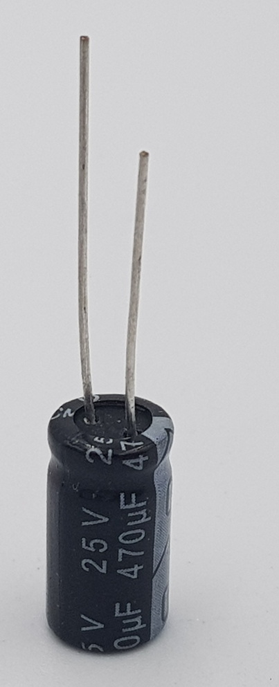 Pack of 50  Etopmay New Capacitors Aluminum Electrolytic 470µF 25V D8 L14mm 105C 