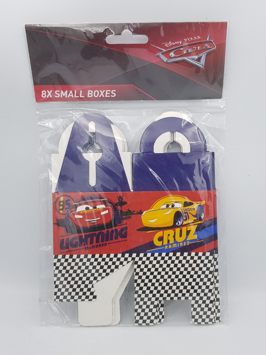Disney Cars 8 Small Gift Boxes
