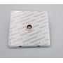 Ultimate Screwless Flat Plate TVFM Socket Coaxial Transpaent White