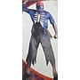 Carnival Costume Skeleton Pirate Top Pants EVA Mask Belt Large