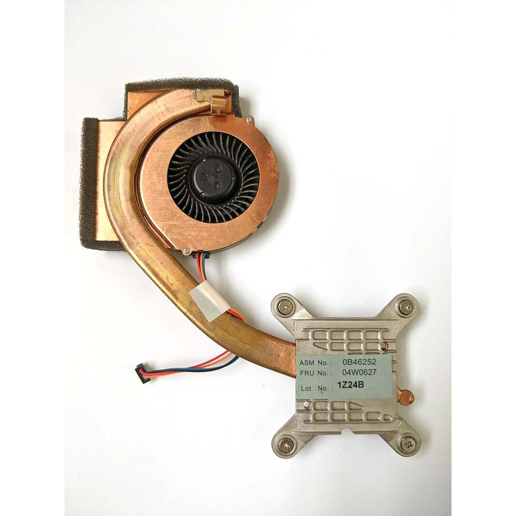 Lenovo ThinkPad T420 copper heatsink & Toshiba fan assembly FRU 04W0627  Used A