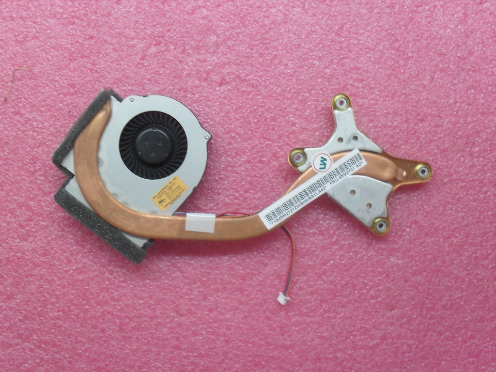 Lenovo ThinkPad T410 T410i 45N5908 45M2722 04W6596 45M2721 CPU Heatsink Fan Used A