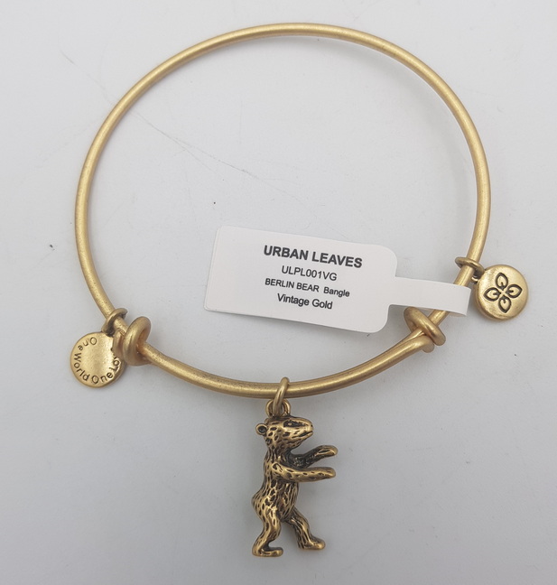 Urban Leaves Berlin Bear Gold ULPL001VG Hand Bracelet Brass
