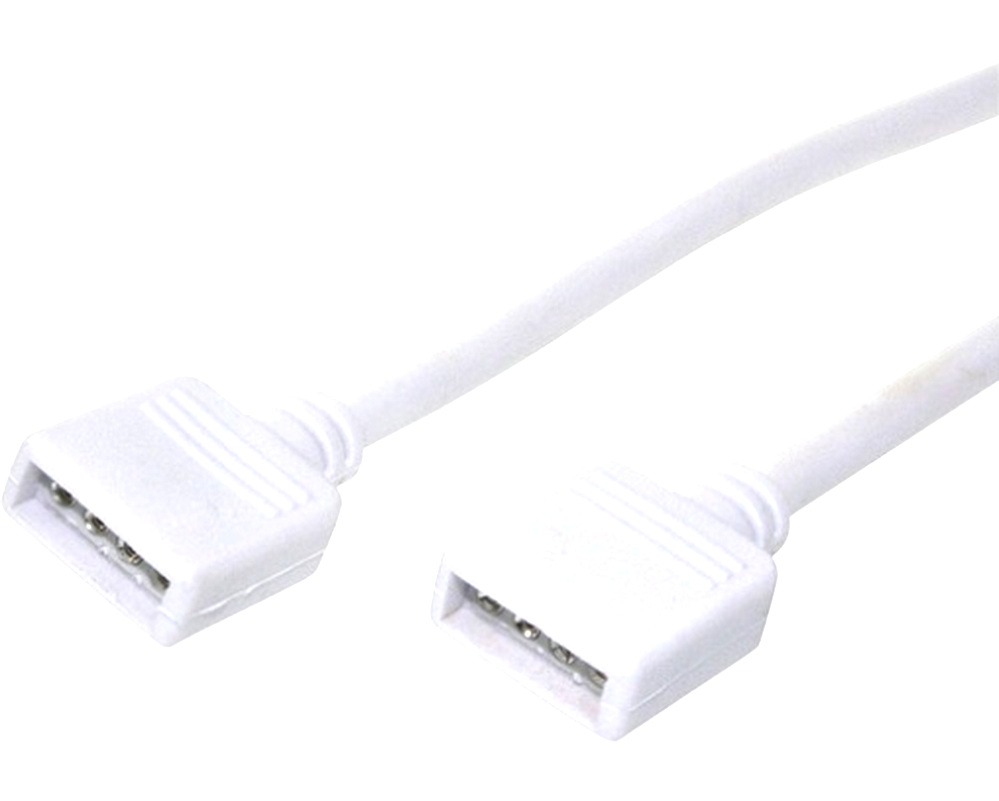 Bleil Lead connection Extension cable 1 m on both sides for LED stripe white 1M