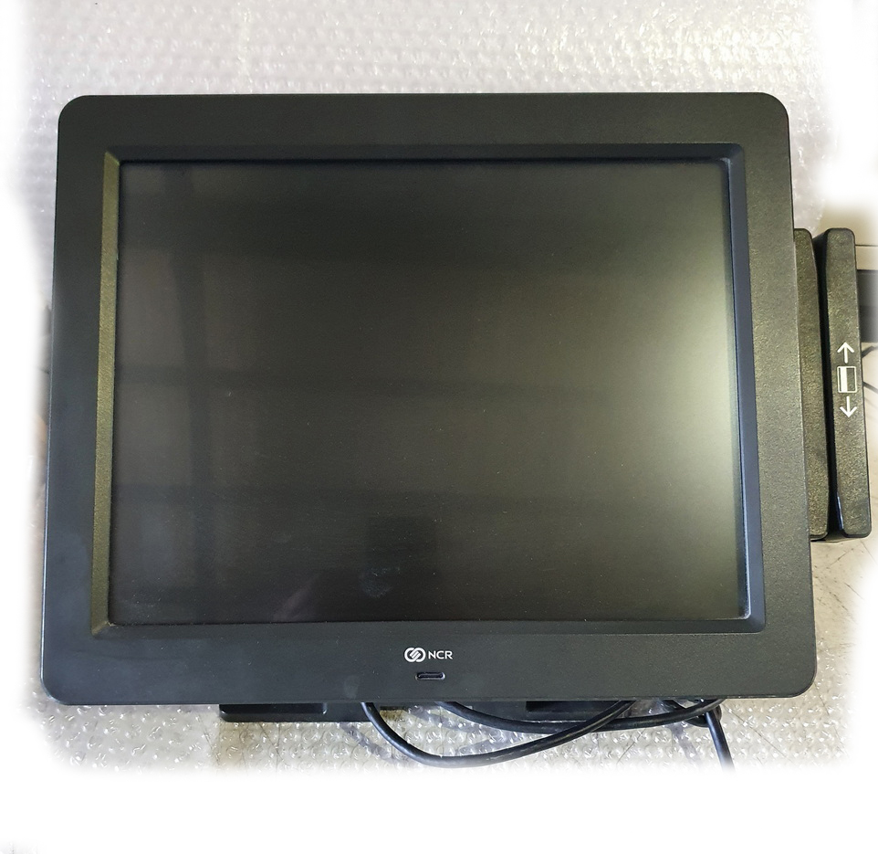 NCR RealPOS 5967 15 Inch Touch LCD With Card Reader Used