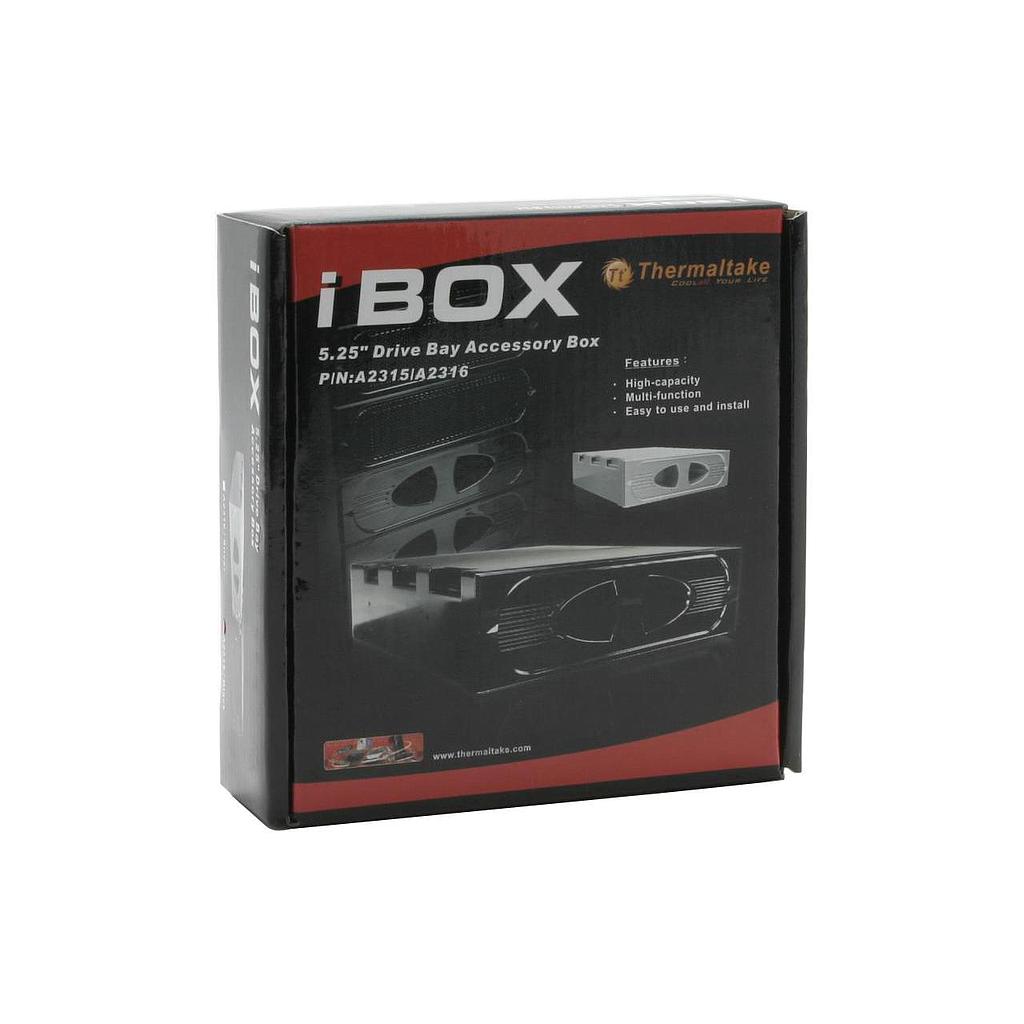 Thermaltake iBOX 5.25 Drive Bay Accessory Box Black