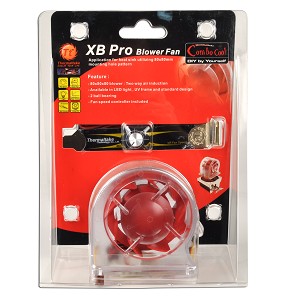 Themaltake XB Pro Blower Fan 80MM for PC Clear and Red –A1901 New