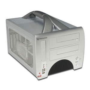 Thermaltake Silver LANBOX Micro ATX Case VF1000SWA with Front USB FireWire Audio Ports with Handle OpenBox