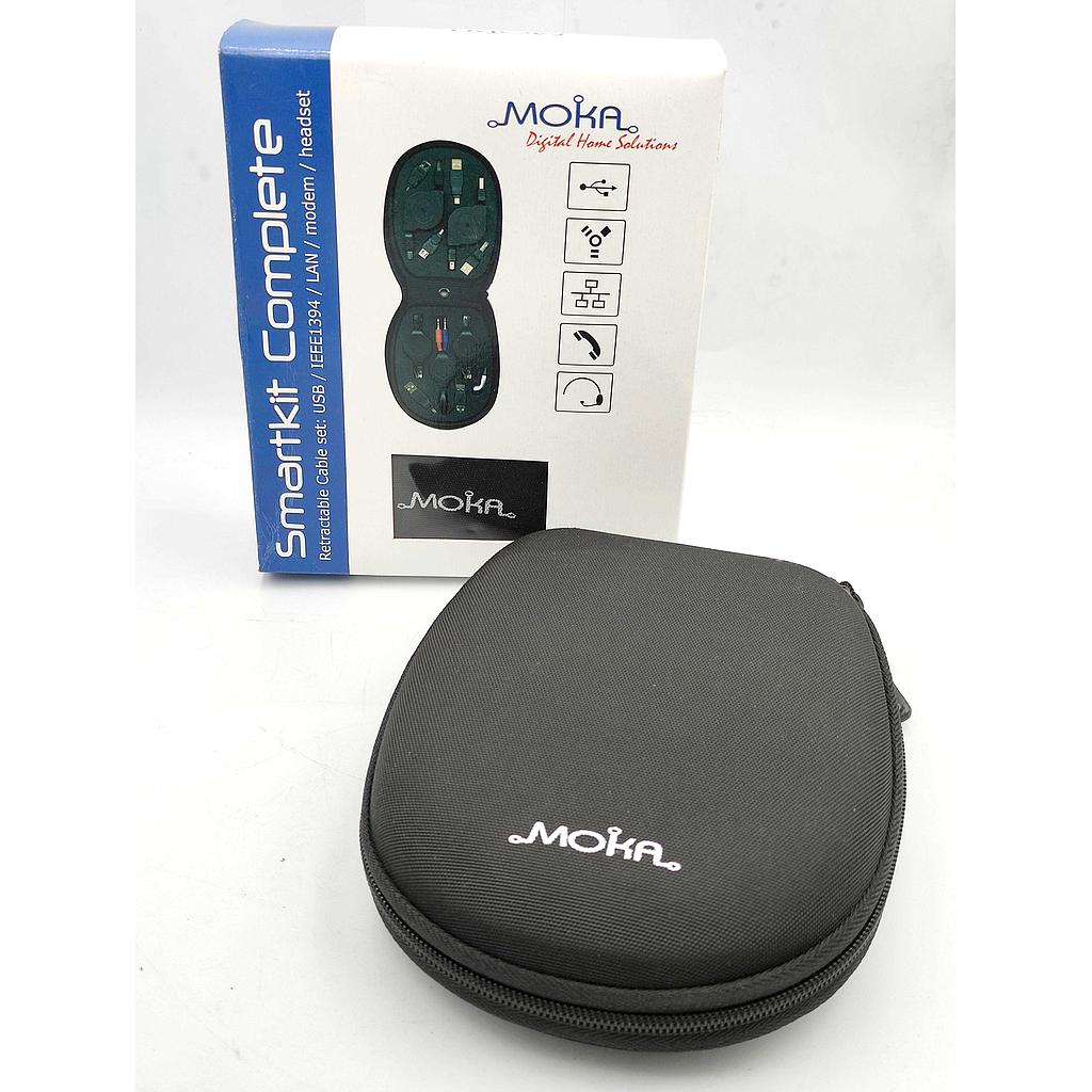 Moka Retractable Cable Set MK SK C001 USB IEEE1394 LAN Model Headset New