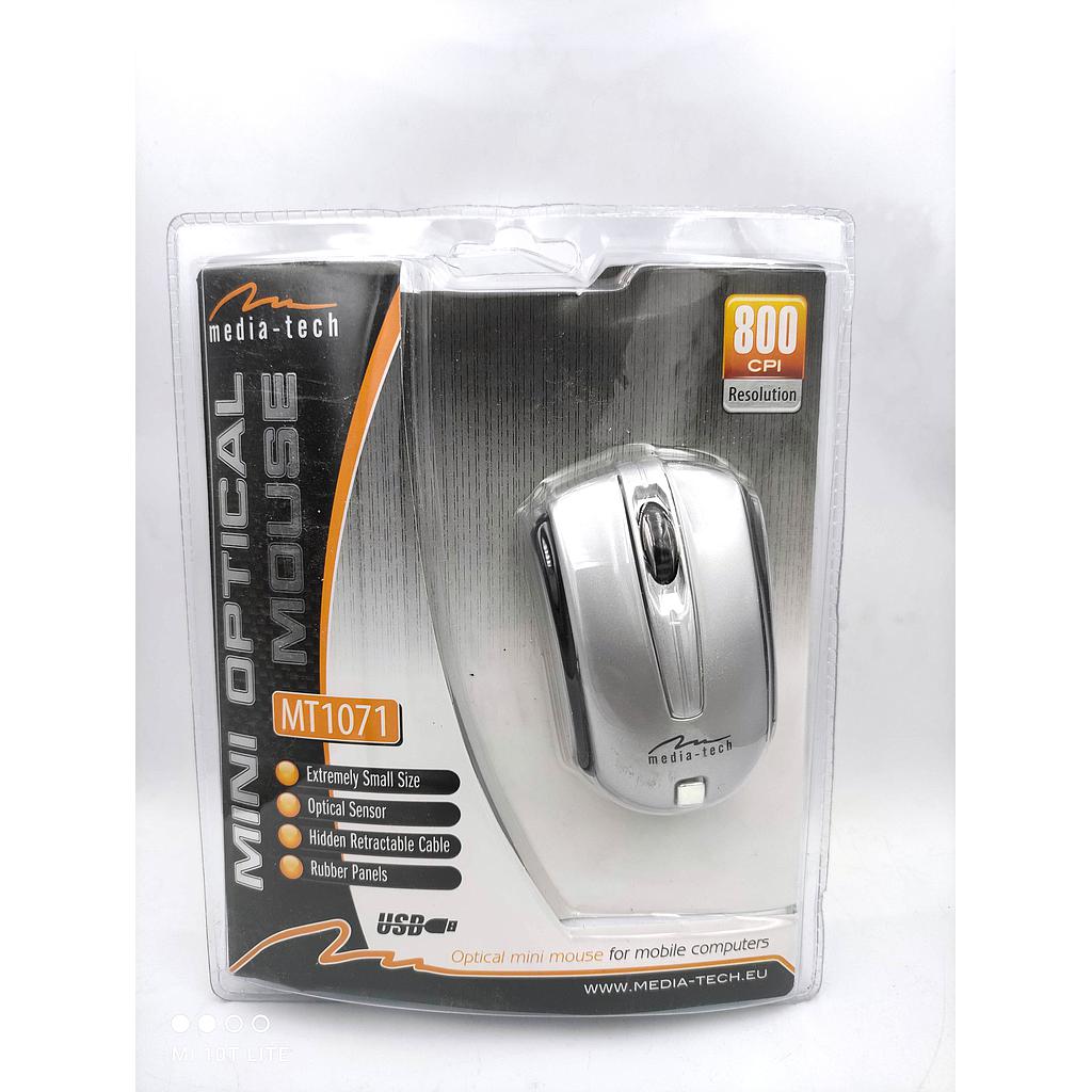 Media Tech MT1071 Small Optical Mouse New