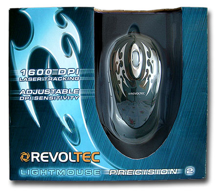 Geming Mouse Revoltec Lightmouse Precision 2 1600dpi with Laser Tracking