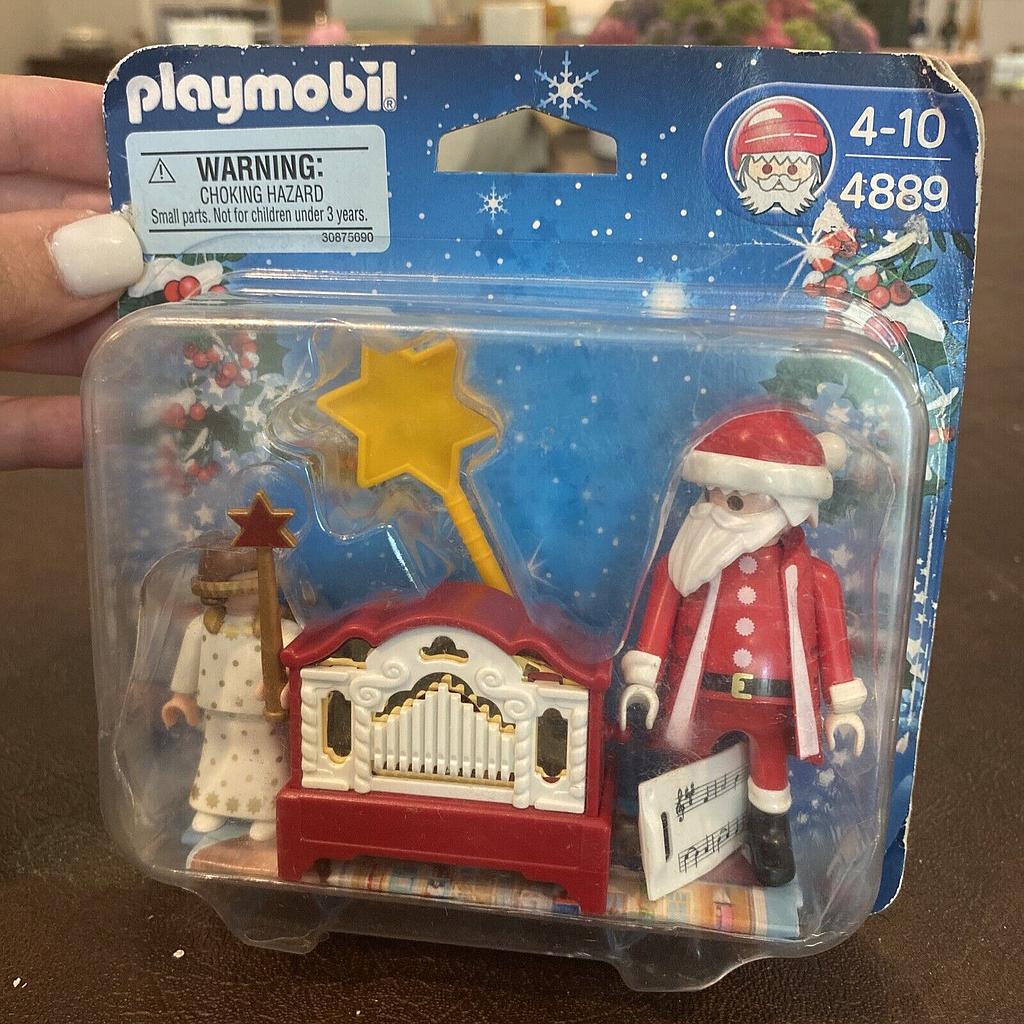 Playmobil Little Angel & Santa Claus With Organ 9889