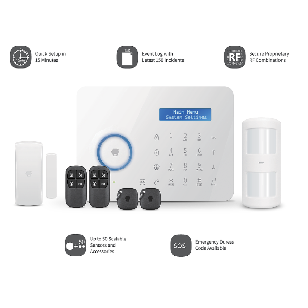 Chuango CG A11 Alarm System Rj 11