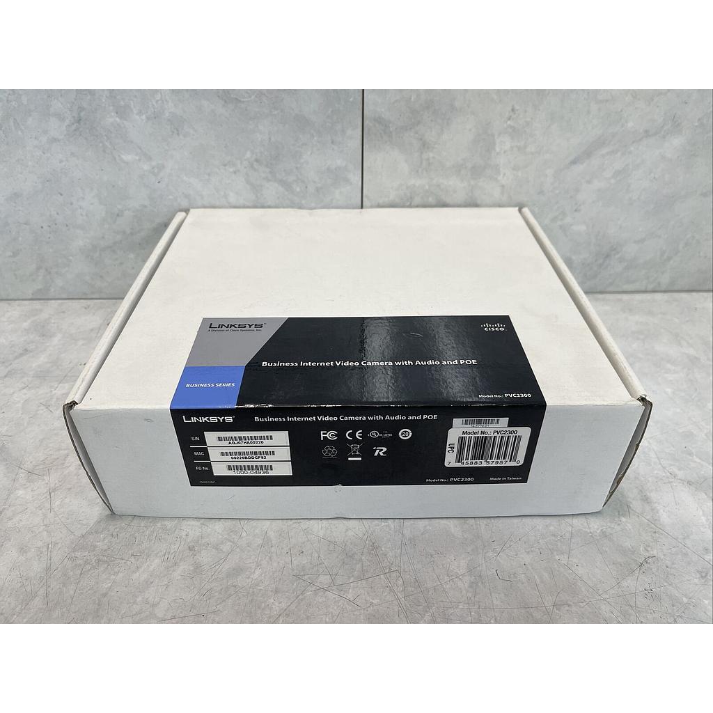 Linksys PVC 2300 EU POE CCD Internet Camera with 2 way Audio New OpenBox Ethernet