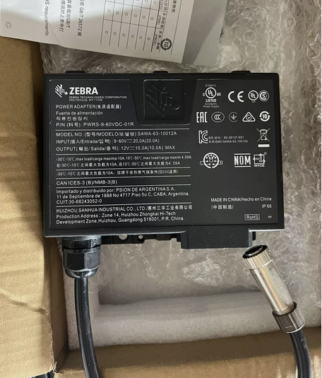 Zebra SAWA 63 10012A Power Adapter New OpenBox