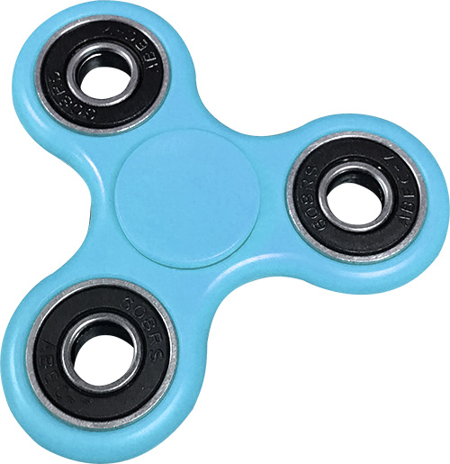 Fidget Spinner Classic Light Blue Plastic