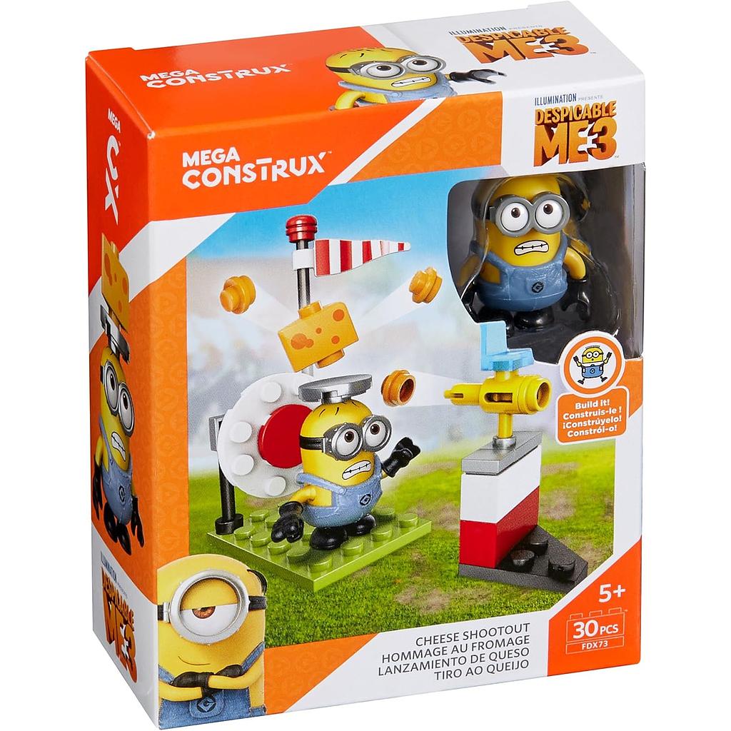 Mega Construx Despicable Me Minions Cheese Shootout Building Set 30pcs