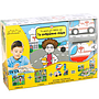 My hospital Book puzzles wooden toys figures and game set Greek
