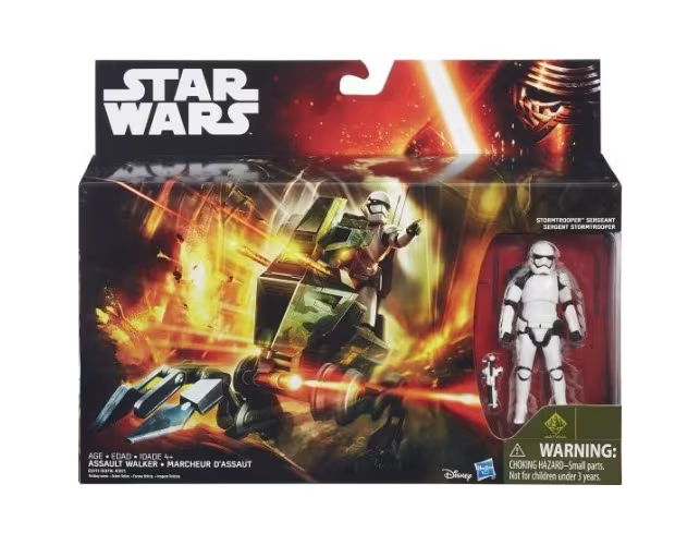 Star Wars Assault Walker Vehicle & 3.75 inch Stormtrooper Sergeant Figure