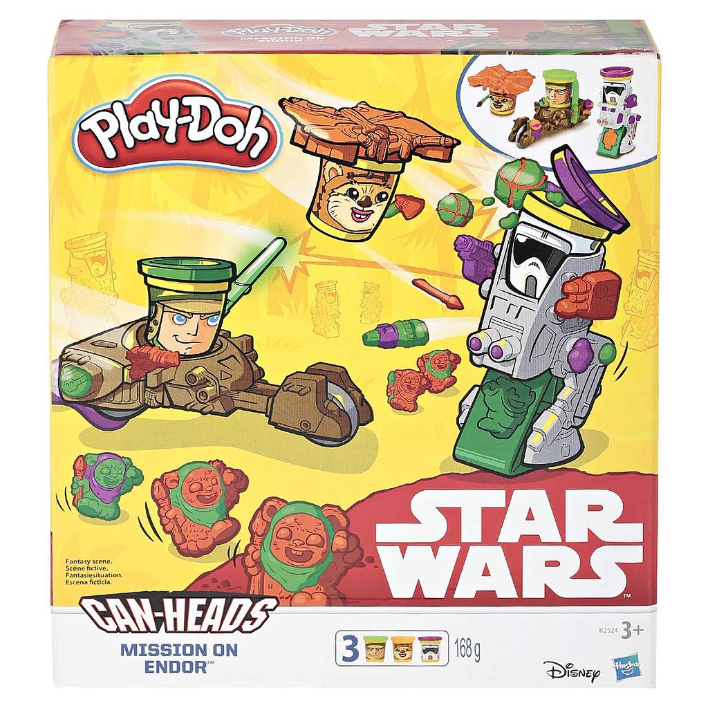 Star Wars Play Doh Can Heads Mission on Endor