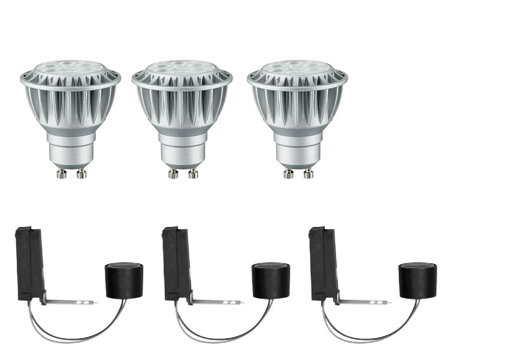 Paulmann Led Spot Light Basic 3 X 8W Warm White