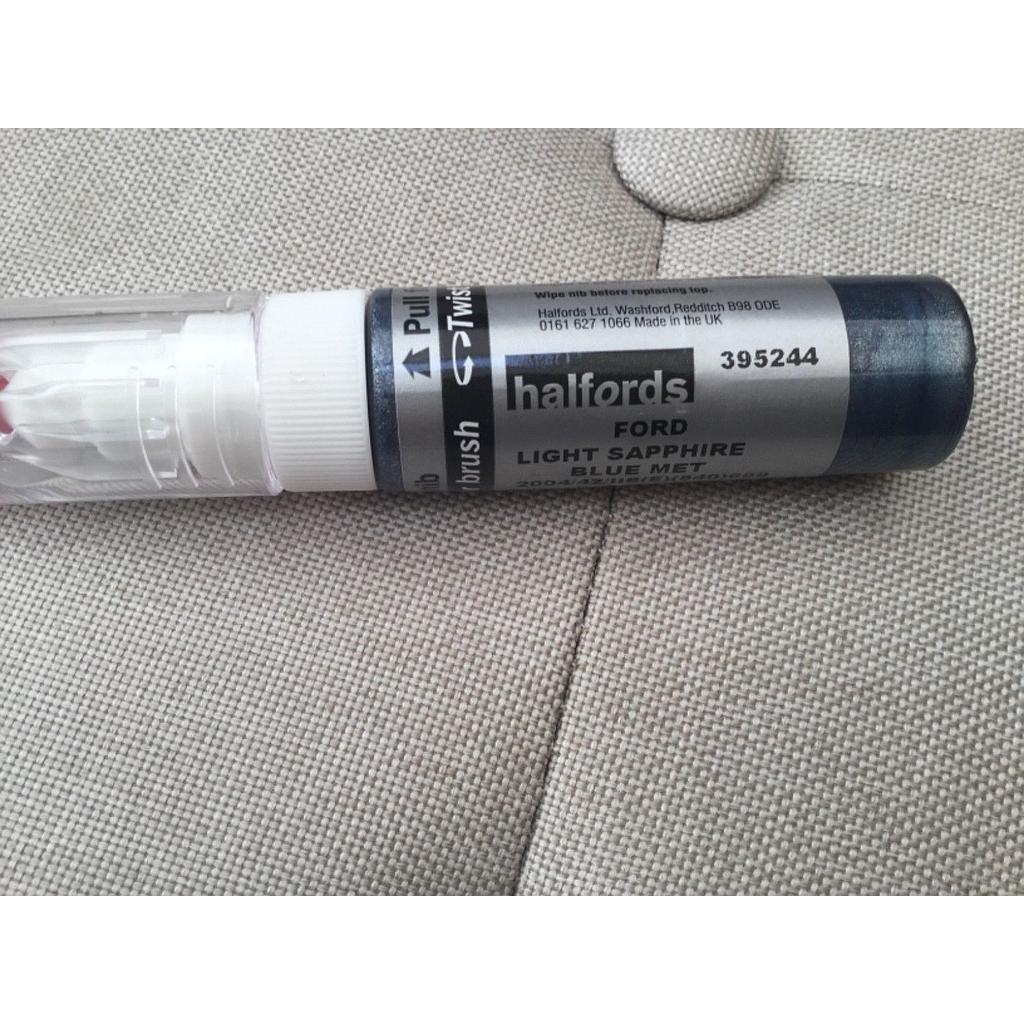 Halfords scratch chip repair for Ford Light Sapphire Blue 395244