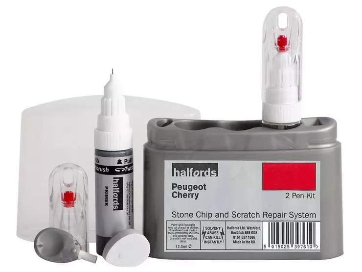 Halfords scratch chip repair for Peugeot Cherry 397612